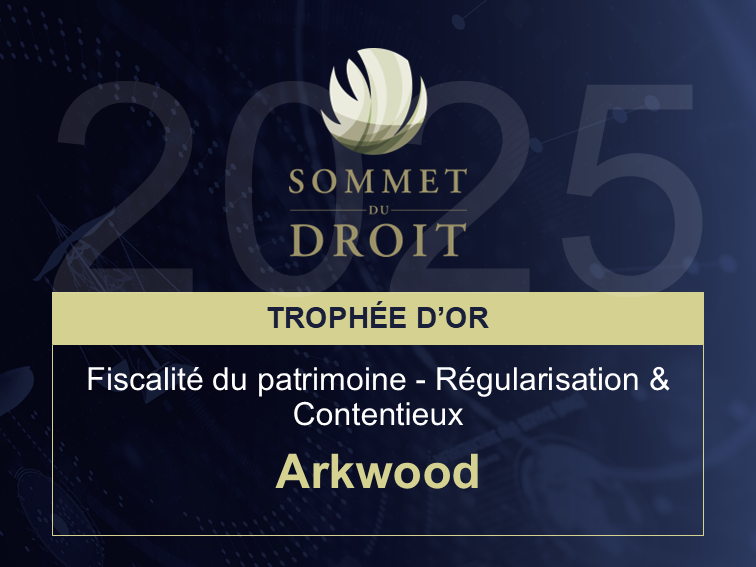 Arkwood wins the Trophée d’Or at the Sommet du Droit